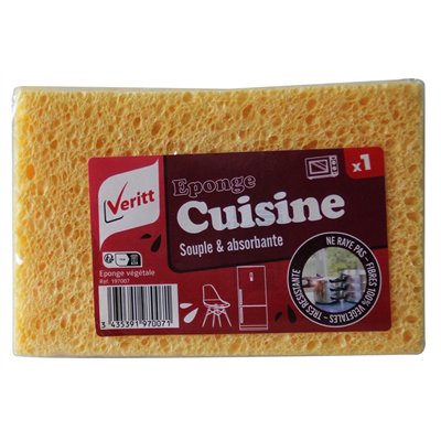 VERITT - Éponge de Cuisine Blonde x1