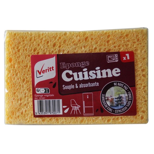 VERITT - Éponge de Cuisine Blonde x1