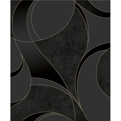 DECOR DESIGN - A57216 Expansé Relief sur Intissé Linares Noir