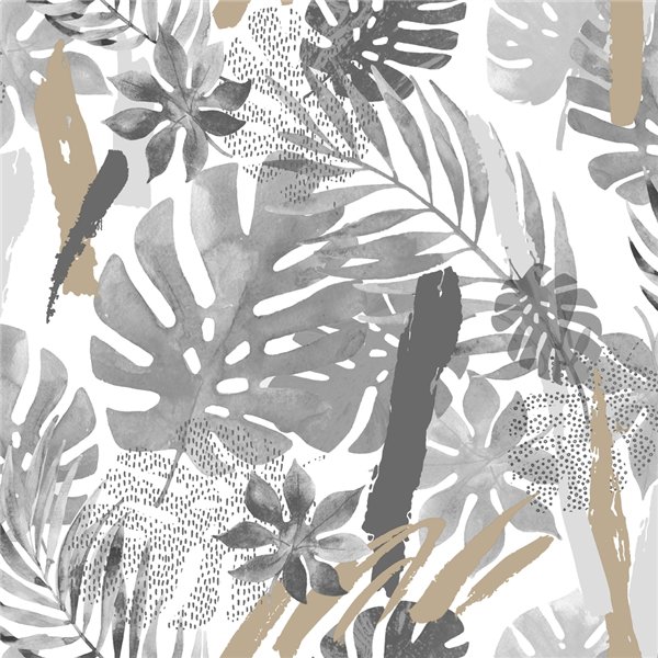 DECORAMA - L67509 Papier Peint sur Intissé Wonderland Gris