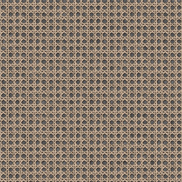 DECORAMA - M61409 Papier Peint Vinyle Grainé Cannage Gris