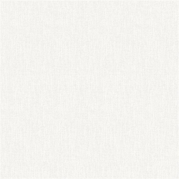 DECORAMA - J97290 Papier Peint Expansé sur Intissé Uni Textile Blanc