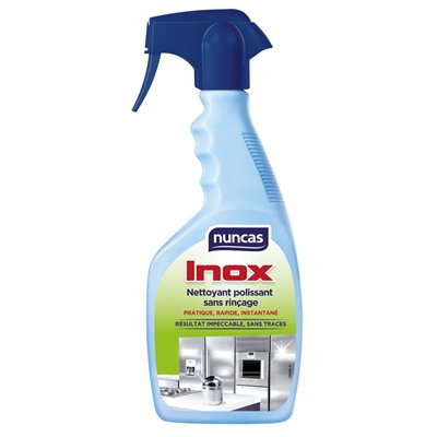 NUNCAS - Nettoyant Polissant Inox Vaporisateur 500ml