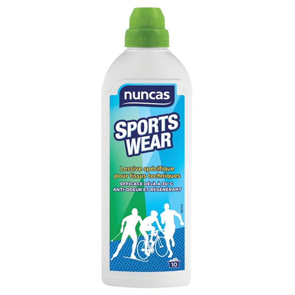 NUNCAS - Lessive Liquide Spécifique Sportwear 750ml