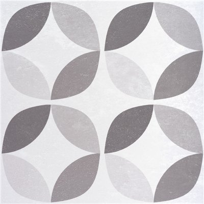 ACCESS DECO - Dalles Murales Adhésives Wall Tiles Style Géométrique Gris 30.5x30.5cm Boite de 6