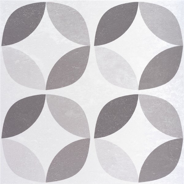 ACCESS DECO - Dalles Murales Adhésives Wall Tiles Style Géométrique Gris 30.5x30.5cm Boite de 6