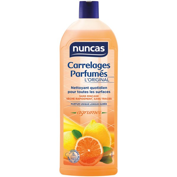NUNCAS - Nettoyant Carrelages Parfumés Agrumes 1L