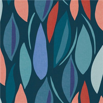 ACCESS DECO - Toile Cirée Déco Charmille Bleu 140cmx20m