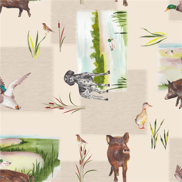 ACCESS DECO - Toile Cirée Déco Pecari 140cmx20m