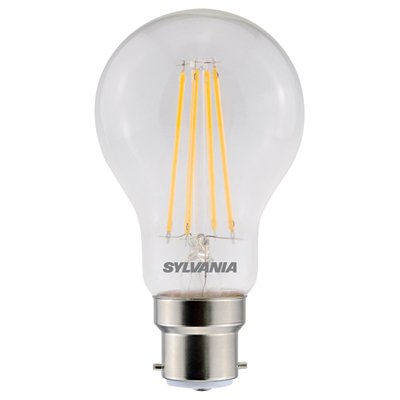 SYLVANIA - Ampoule Classique LED Filament Clair Blanc Chaud B22