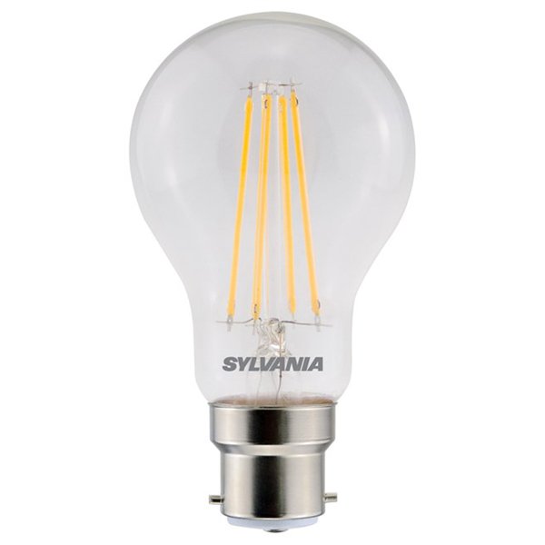 SYLVANIA - Ampoule Classique LED Filament Clair Blanc Chaud B22