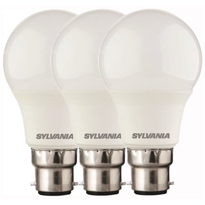 SYLVANIA - Ampoules LED STD Multi-directionnelles 8W Blanc Neutre B22 Lot de 3