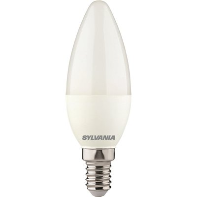 SYLVANIA - Ampoule LED Flamme Dépolie Multi-Directionnelle Blanc Chaud E14