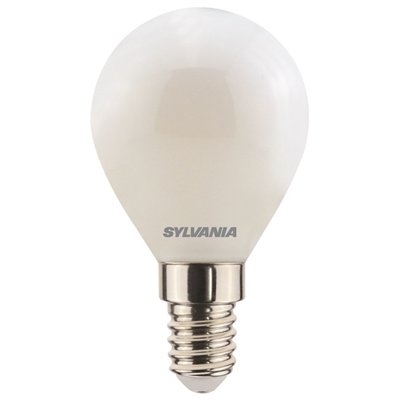 SYLVANIA - Ampoule Sphérique LED Dépolie 4.5W Blanc Chaud E14