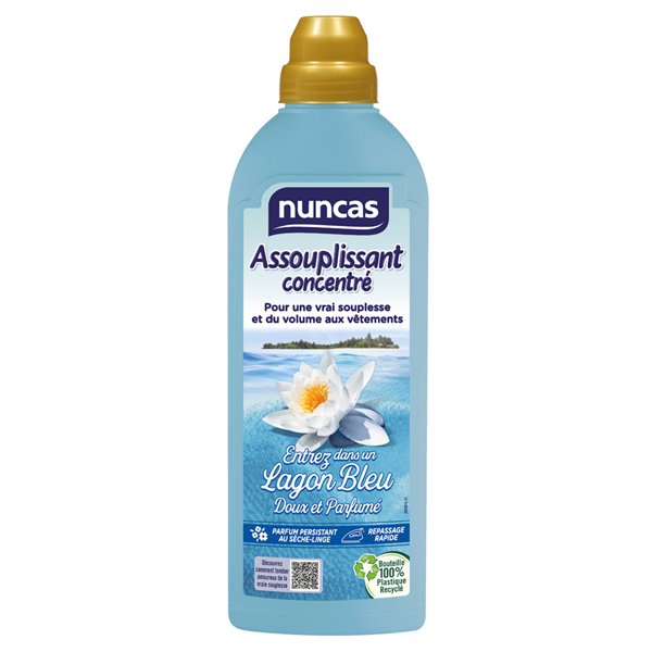 NUNCAS - Assouplissant Concentré Lagon Bleu 750ml