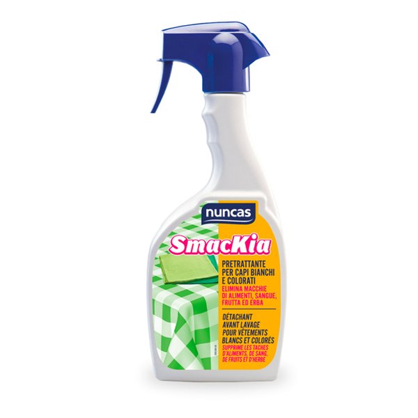 NUNCAS - Détachant Vêtements Blancs et Colorés Smackia 500ml