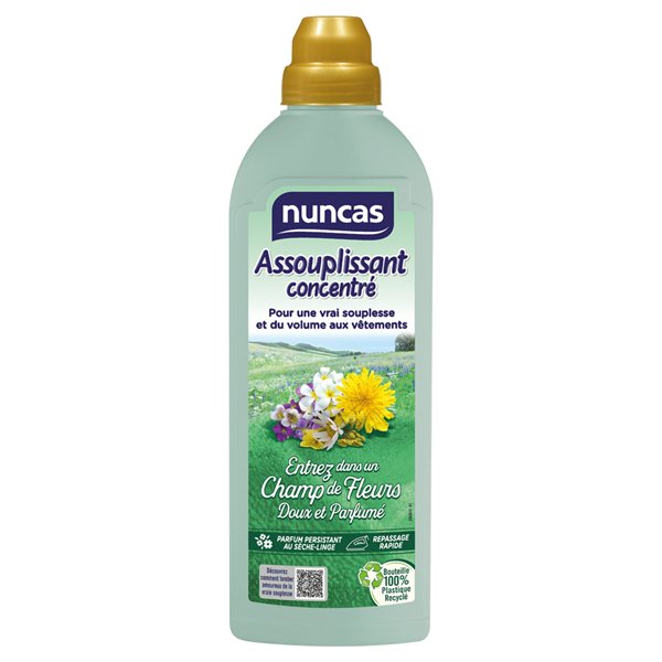 NUNCAS - Assouplissant Concentré Champ de Fleurs 750 ml