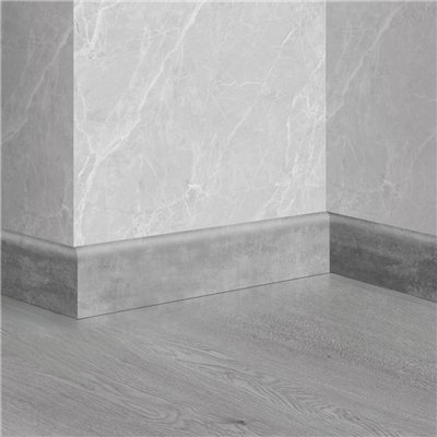 SMARTFLOOR - Plinthe Smartfloor Pierre Nacrée Gris Chiné