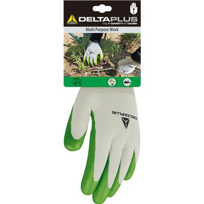 DELTA PLUS - Paire de Gants Multi-Travaux DPVE733 Vert