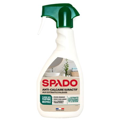SPADO - Détartrant Anti-Calcaire Suractif Aux Extraits d'Algues Spray 500ml