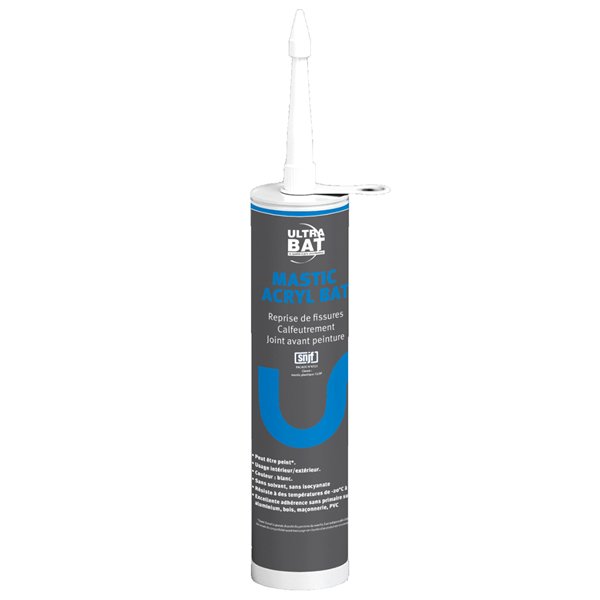 ULTRABAT - Mastic Acryl Bat Blanc 300 ml