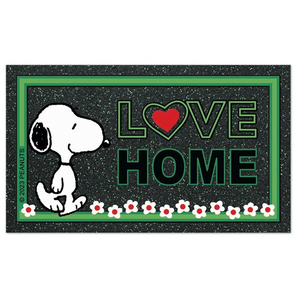 EUROFLOCK DIVISION - Tapis Snoopy Love Home Daisy 40x68cm