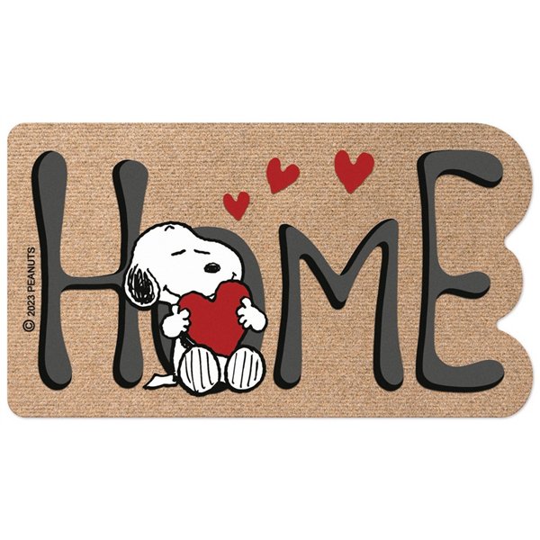 EUROFLOCK DIVISION - Tapis Snoopy Home Heart 40x70cm
