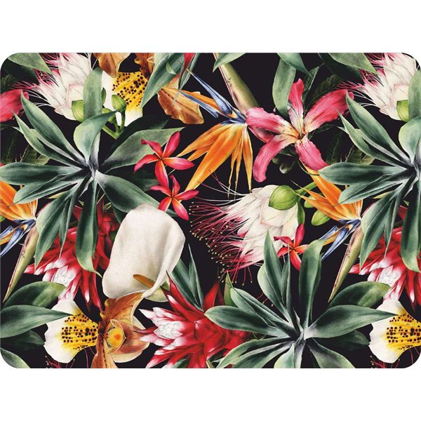 MERCURY - Tapis Velvet Tropical Flower 45x75cm