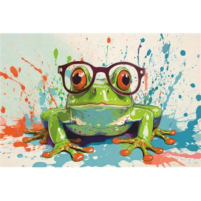 MERCURY - Tapis Velvet Funny Frog 45x75cm