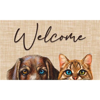 MERCURY - Tapis Velvet Welcome in our House 45x75cm