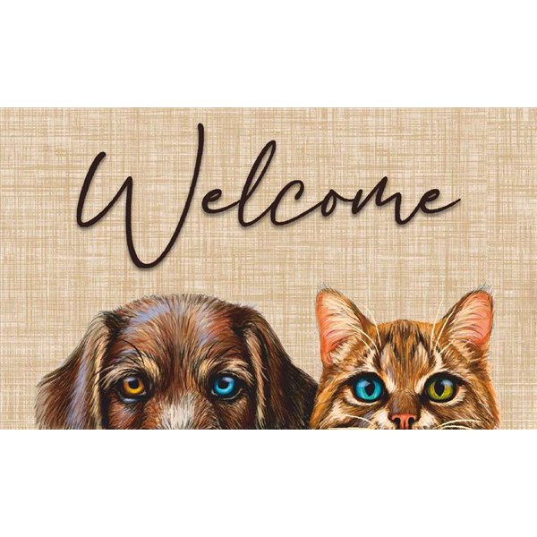 MERCURY - Tapis Velvet Welcome in our House 45x75cm