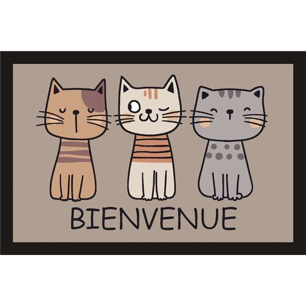 MERCURY - Tapis Velvet Cats 2 45x75cm