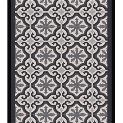VICA - Tapis de Passage Portu Tile Grey 0.66x15m