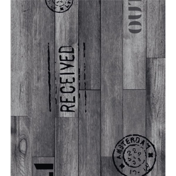 VICA - Tapis de Passage Outdoor Wood Grey 0.66x15m