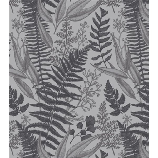 VICA - Tapis de Passage Forest Leave Grey 0.66x15m