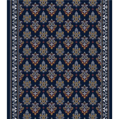 VICA - Tapis de Passage Persian Runner Blue 0.66x15m