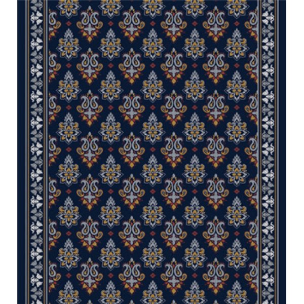 VICA - Tapis de Passage Persian Runner Blue 0.66x15m