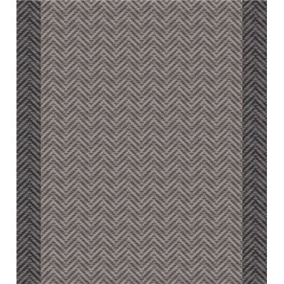 VICA - Tapis de Passage Herringbone Pattern Grey 0.66x15m