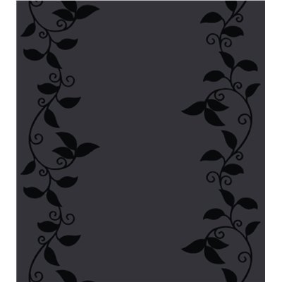 VICA - Tapis de Passage Abstract Branche Border Grey 0.66x15m