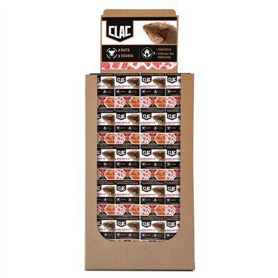 CLAC - Box 120 Boites - Clac Raticide Pâtes Huilées Rats et Souris 150g TP14