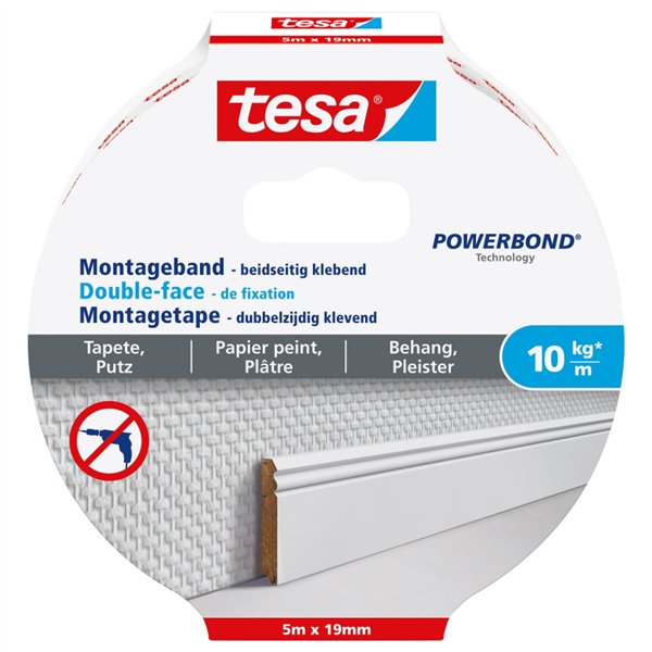 TESA - Adhésif Double Face Powerbond 5mx19mm
