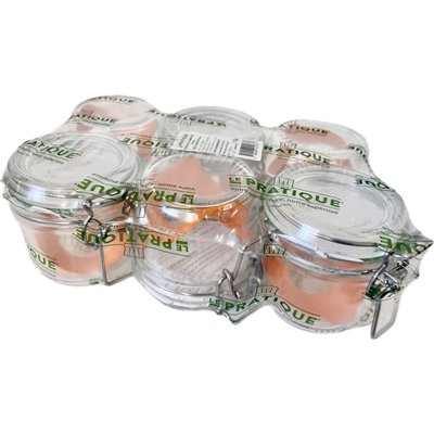 LE PRATIQUE - Bocaux Le Pratique 200ml Ø70mm Pack de 6