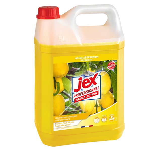JEX - Dégraissant Professionnel Triple Action Parfum Pays Niçois 5L