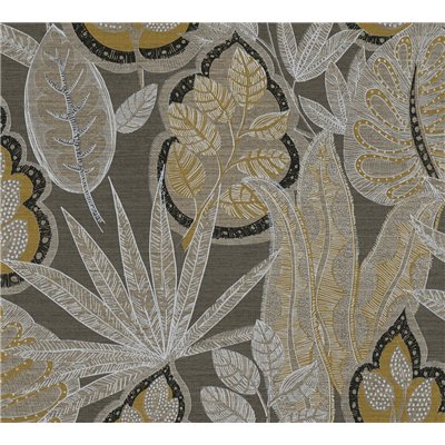 DECORAMA - 393463 - Papier Peint Vinyle sur Intissé Indiana Brun Beige Or