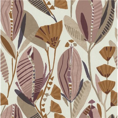 DECORAMA - 51243513 - Papier Peint Vinyle sur Intissé Féerie Bucolique Vieux Rose