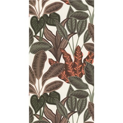 DECORAMA - 11230305 - Papier Peint Vinyle sur Intissé Arbre Terra Vert Sauge Taupe