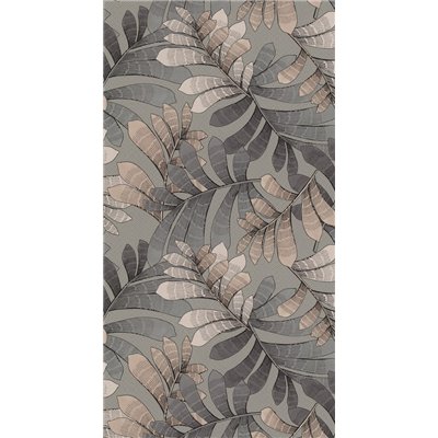 DECORAMA - 51223509 - Papier Peint Vinyle sur Intissé Emile Gris Beige