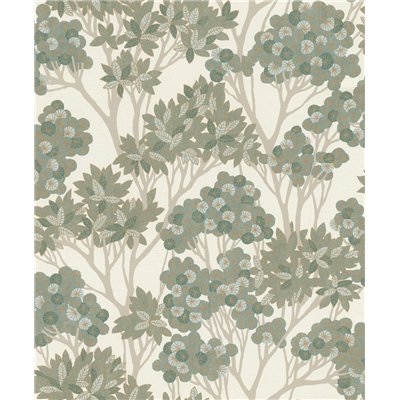 DECORAMA - 580006 - Papier Peint Vinyle Grainé sur Intissé Motif Arbor Vert
