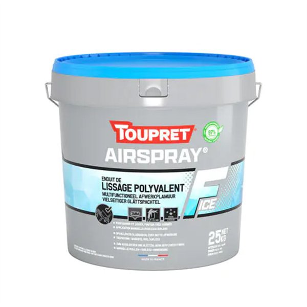 TOUPRET - Airspray F Ice Enduit de Lissage en Pâte 25 kg