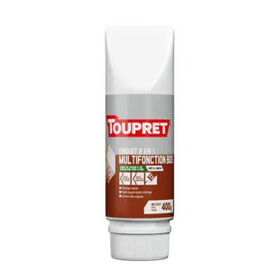 TOUPRET - Enduit Multifonction Bois 2 en 1 400 g